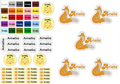 Personalisierte Namensaufkleber & Aufbügler Set – 65-teilig für Kinder & Studenten