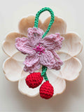 Cherry Blossom & Erdbeere - Taschenanhänger