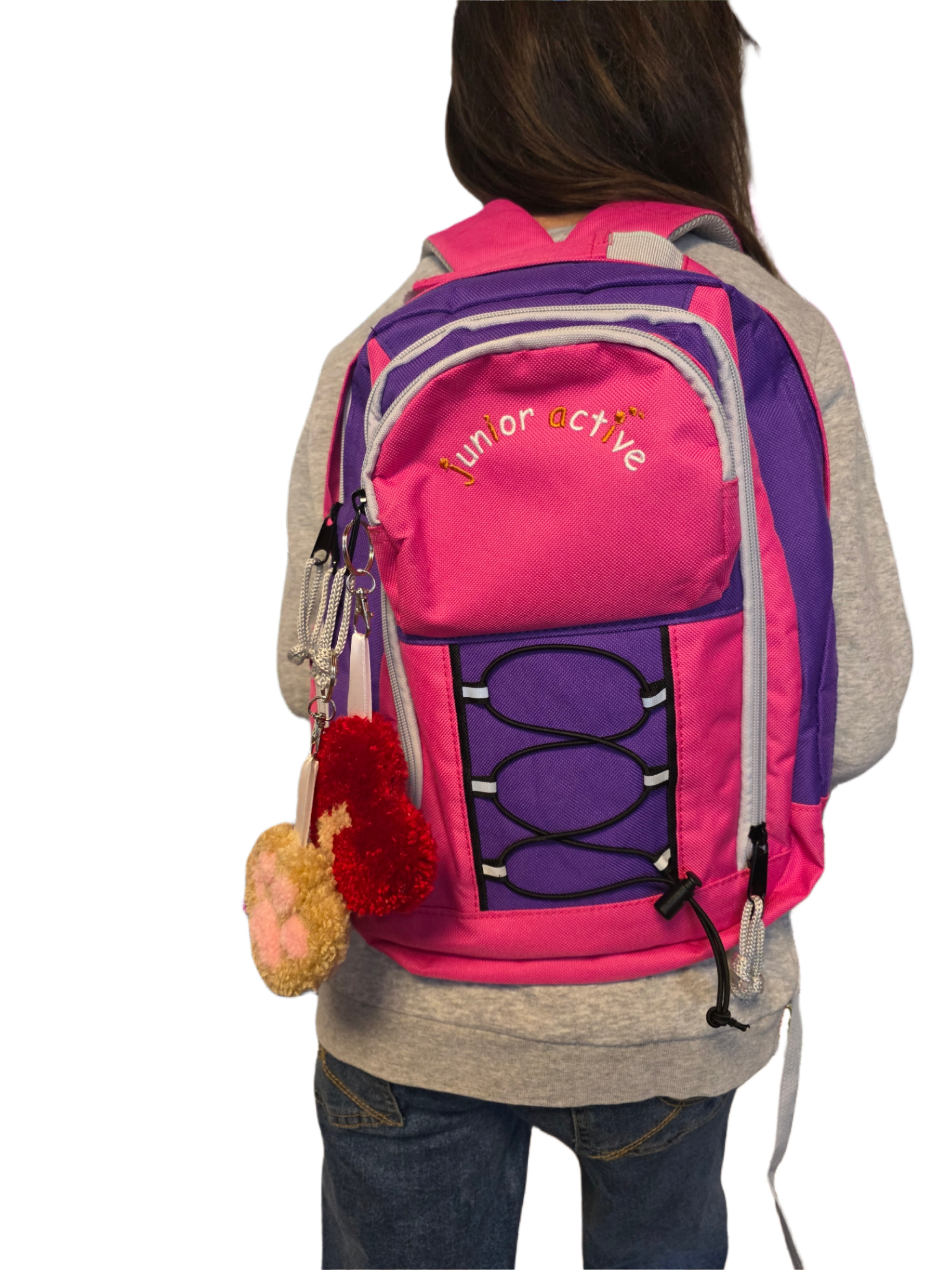 Flauschige Taschenanhänger handgemacht nach Wünsch